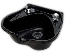 Professional Shampoo Bowl With Vacuum Breaker - Fiberglass