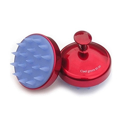 Cool Green Silicone ion scalp massage brush