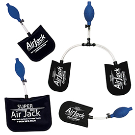 Purchasing all 4 Air Jack air wedges together saves money and ensures you always the right tool for the job.