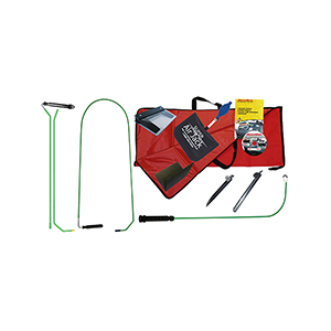 Our very popular tool set that includes virtually all of the tools and accessories needed for a long reach lockout in a compact size and design.
