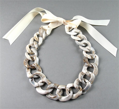 Large Resin Chain Necklace by Amor Fati