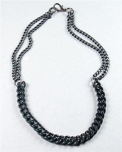 Black Chain Necklace by Amor Fati