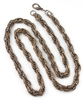 Antique Gold Brass Chain Necklace by Amor Fati - EXCLUSIVE