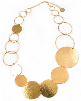 Herve Van Der Straeen Gold Necklace