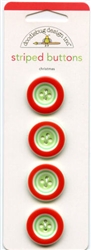 Christmas Striped Buttons 01328 from Doodlebug Designs Inc.