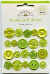 Limeade Assortment Boutique Buttons 02475 from Doodlebug Designs Inc.