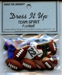 Football Team Spirit Buttons Dress It Up #1914 from Jesse James