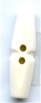 Tube Polyamid Toggle Button 210524-White Dill Buttons of America