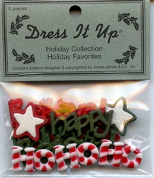 Holiday Favorites Flat Back Holiday Collection Dress It Up #2488 from Jesse James