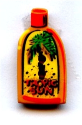 Summer Fun Suntan Lotion Bottle Button 320613 from Dill Buttons