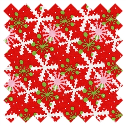 It's Christmas Multi Snowflake 7JHF1 Red In the Beginning