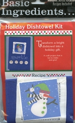 Basic Ingredients Holiday Dishtowel Kit Sparkle #BI-Spkt from Wimpole Street Creations