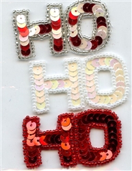 Sequined Applique Ho-Ho-Ho SM797S from Expo International