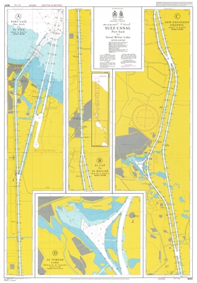 Suez Canal Hydrographic Chart Set