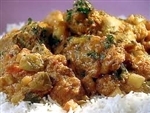 Thursday, April 23rd/ Chicken Stew, Rice, Veggies and Dessert