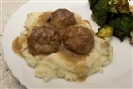 Wednesday, May 20th/ Turkey Meat Balls, Rice, Veggies and Dessert