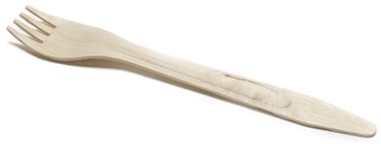Compostable Birch Wood Fork ( 100 Pcs.)
