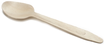 Compostable Birch Wood Spoon ( 100 Pcs.)