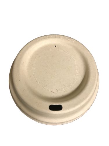 Fiber Hot Cup Lid-12-24 oz-Compostable - 1000/Cs (20 X 50)