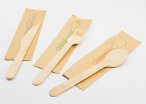 Wooden Spoons Ind. Paper Wrapped - 1000/Cs (10 X 100)