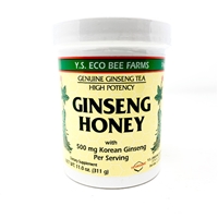 Y.S. Eco Bee Farms Ginseng Honey, 11oz