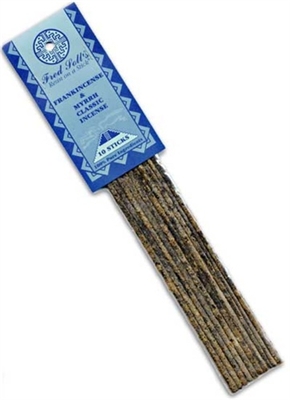 Ancient Blend Frankincense & Myrrh Incense: Plastic Package / Incense: 10 Sticks