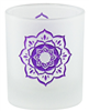 Etched Glass Lotus Votive