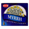 Myrrh Incense Cones; 10pk