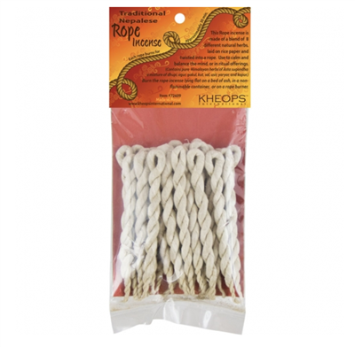 Nepalese Rope Incense: Hand-Rolled