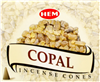 Copal Hem Incense Cones: pack of 12