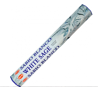 Hem Hexagonal Pack Incense White Sage 20 Sticks