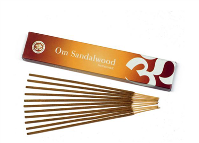 Om Incense 15 gr - Sandalwood (Pack of 12)