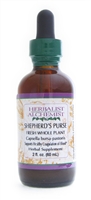 Shepherd's Purse: Dropper Bottle / Organic Alcohol Extract: 1 Fluid Ounce