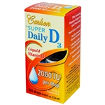Super Daily D3 - Liquid Vitamin D (2000IU): Bottle: 365 Drops