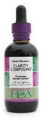 Clarity Compound: Dropper Bottle / Organic Alcohol Extract: 1 Fluid Ounce