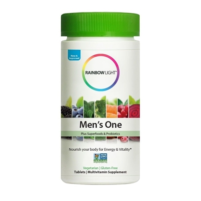 Men's One Multivitamin: Bottle / Capsules: 120 Tablets