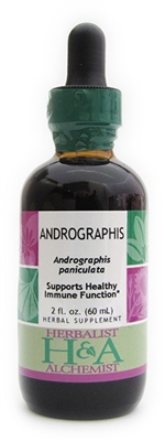 Andrographis: Dropper Bottle / Organic Alcohol Extract: 1 Fluid Ounce Only