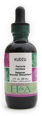 Kudzu: Dropper Bottle / Organic Alcohol Extract / 2 Fluid Oz.