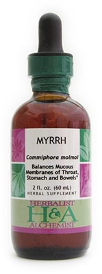 Myrrh: Dropper Bottle / Organic Alcohol Extract / 1 Fluid Oz.