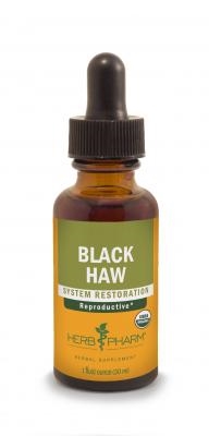 Black Haw: Dropper Bottle / Organic Alcoholic Extract: 1 Fluid Ounce
