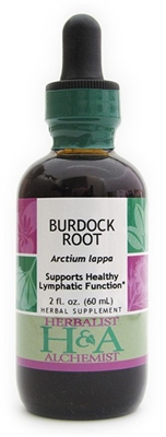 Burdock Extract: Dropper Bottle / Organic Alcohol Extract: 1 Fluid Ounce