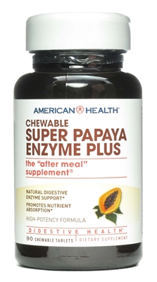 Super Papaya Enzyme Plus: Bottle / Chewable Tablets: 90 Chewable Tablets