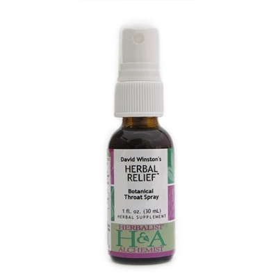 Herbalist & Alchemist Herbal Relief Botanical Throat Spray, 1oz