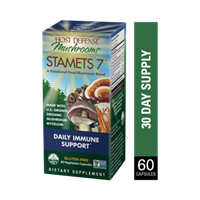 Stamets 7Â© Mushroom Capsules: Bottle / Vegetarian Capsules: 60 Vegetarian Capsules