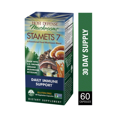 Stamets 7Â© Mushroom Capsules: Bottle / Vegetarian Capsules: 60 Vegetarian Capsules