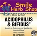 Acidophilus & Bifidus: Bottle / Capsules: 50 Capsules
