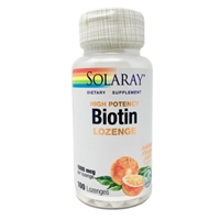 High Potency Biotin : 1,000 mcg, 100 Lozenges