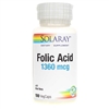 Folic Acid : 1360mcg, 100 Vegetarian Capsules