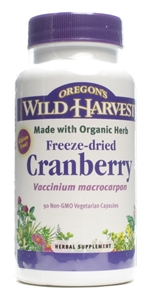 Cranberry: Bottle / Organic, Non-GMO Capsules: 90 Capsules