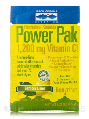 Electrolyte Stamina Power Pak, Lemon Lime: Individual Packet